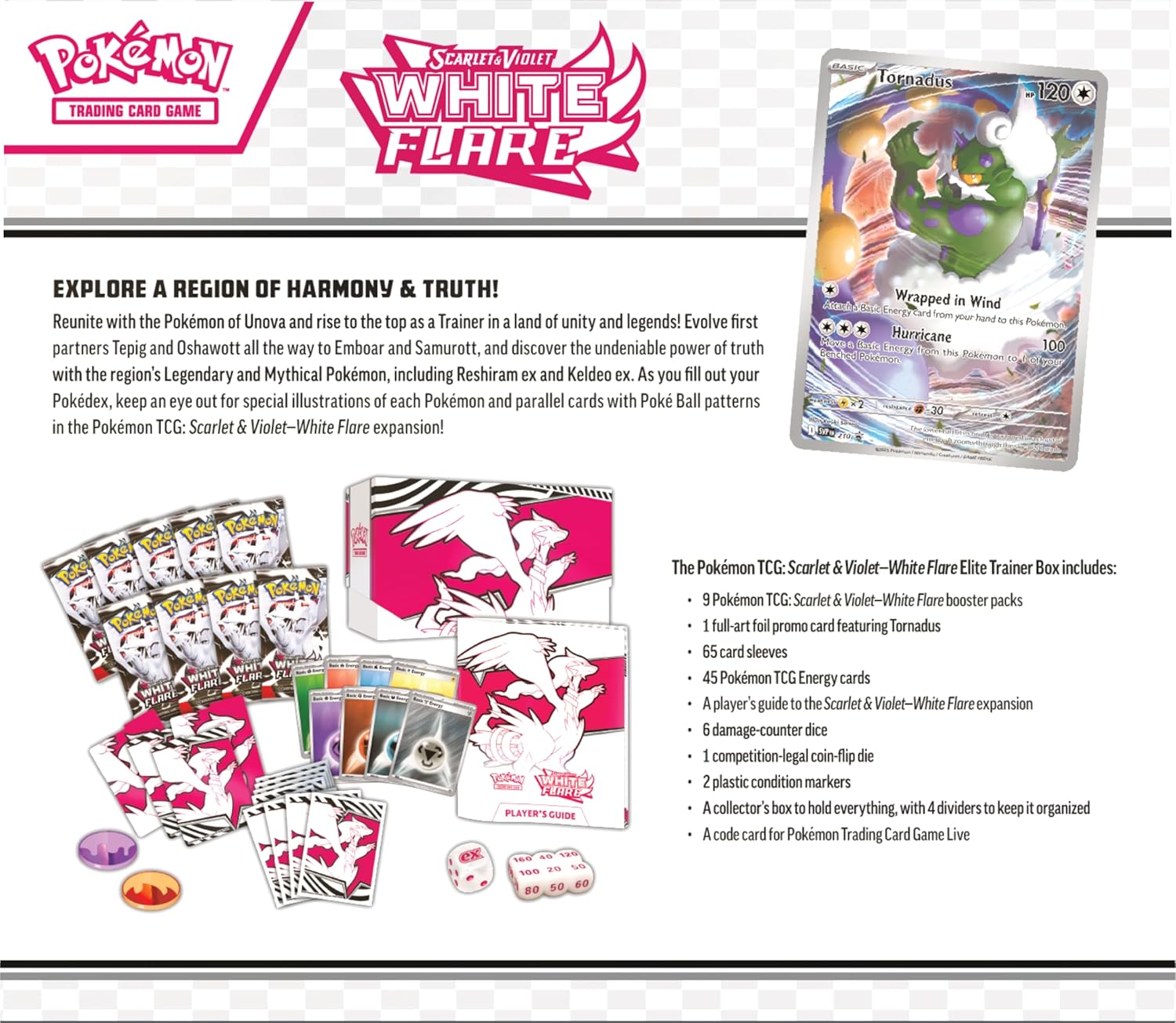 Pokemon TCG - Scarlet & Violet - White Flare Elite Trainer Box