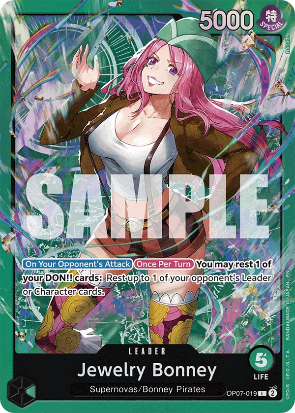 One Piece Card Game - ST-24 - Green Jewelry Bonney