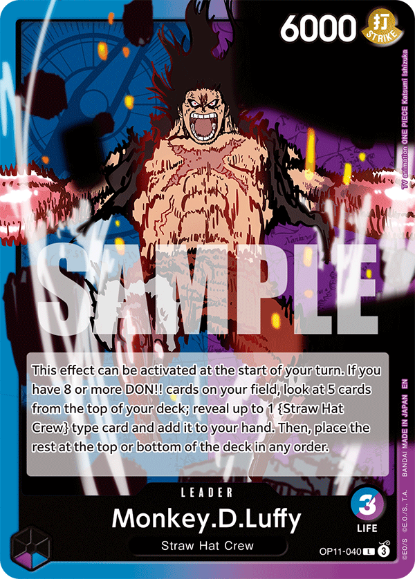 One Piece Card Game - OP-11 - A Fist of Divine Speed