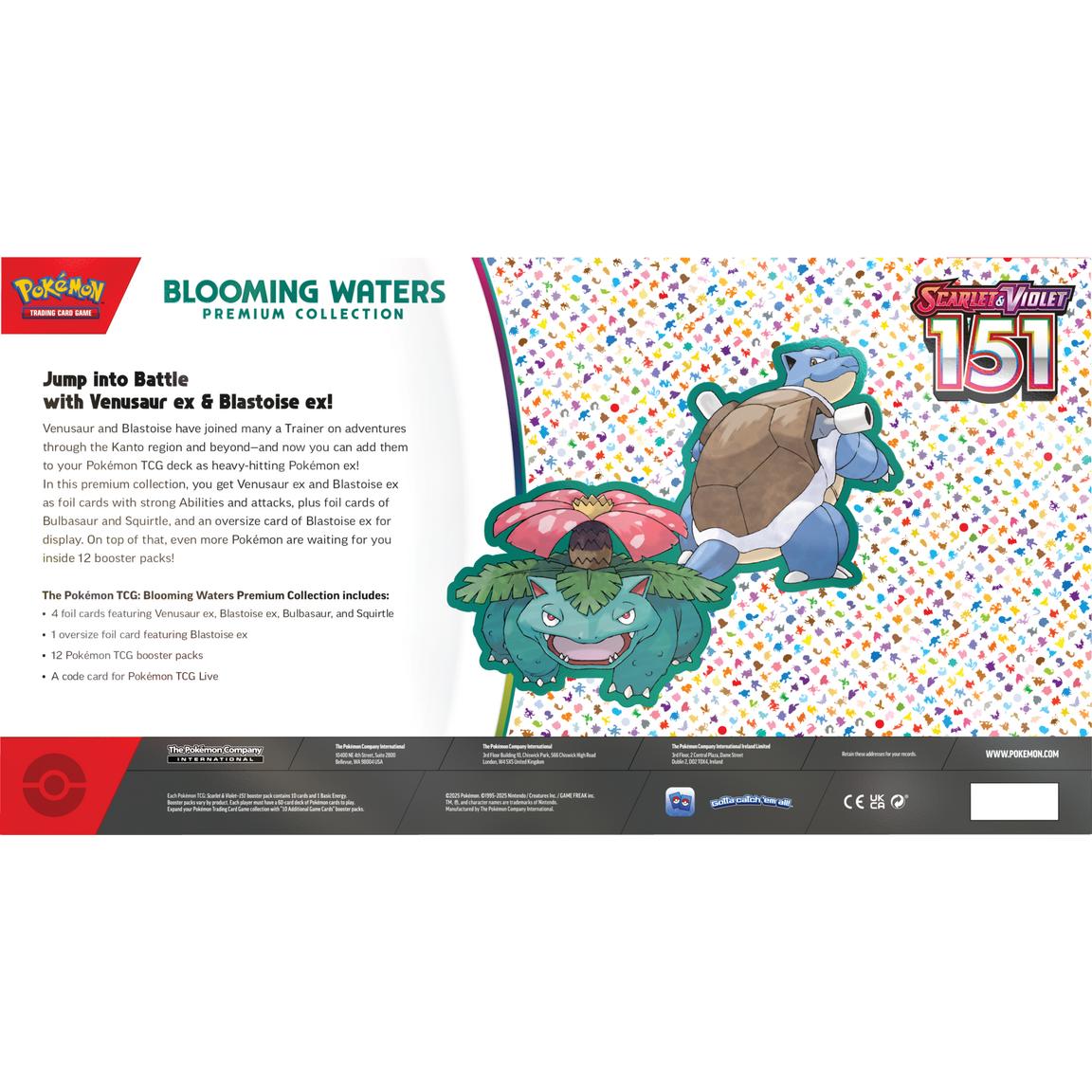 Pokemon TCG - Scarlet & Violet 151 - Blooming Waters Premium Collection