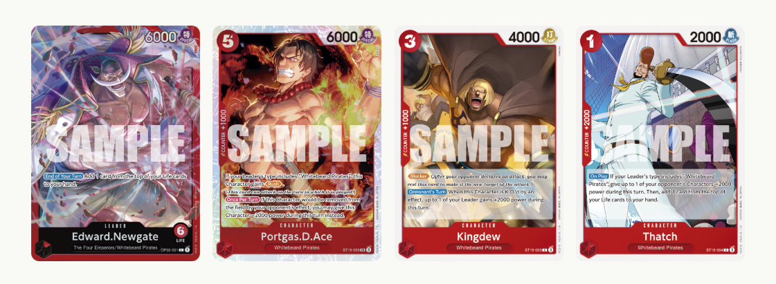 One Piece Card Game - ST-15 - Red Edward Newgate