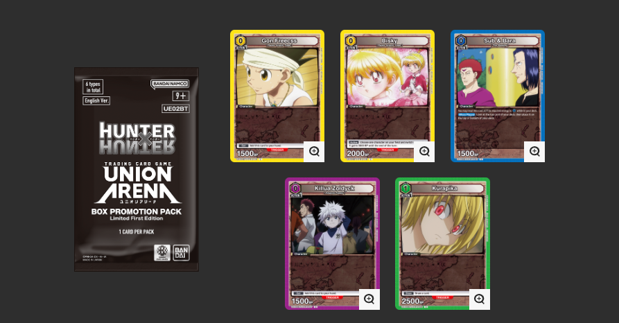 Union Arena TCG - UEX04BT - Hunter X Hunter Vol.2