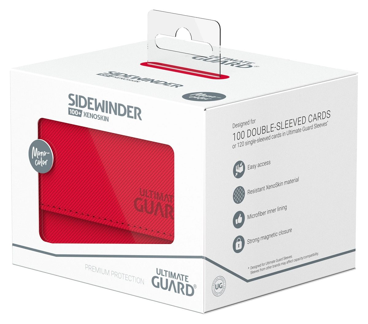 Ultimate Guard - Sidewinder 100+ Xenoskin - Red