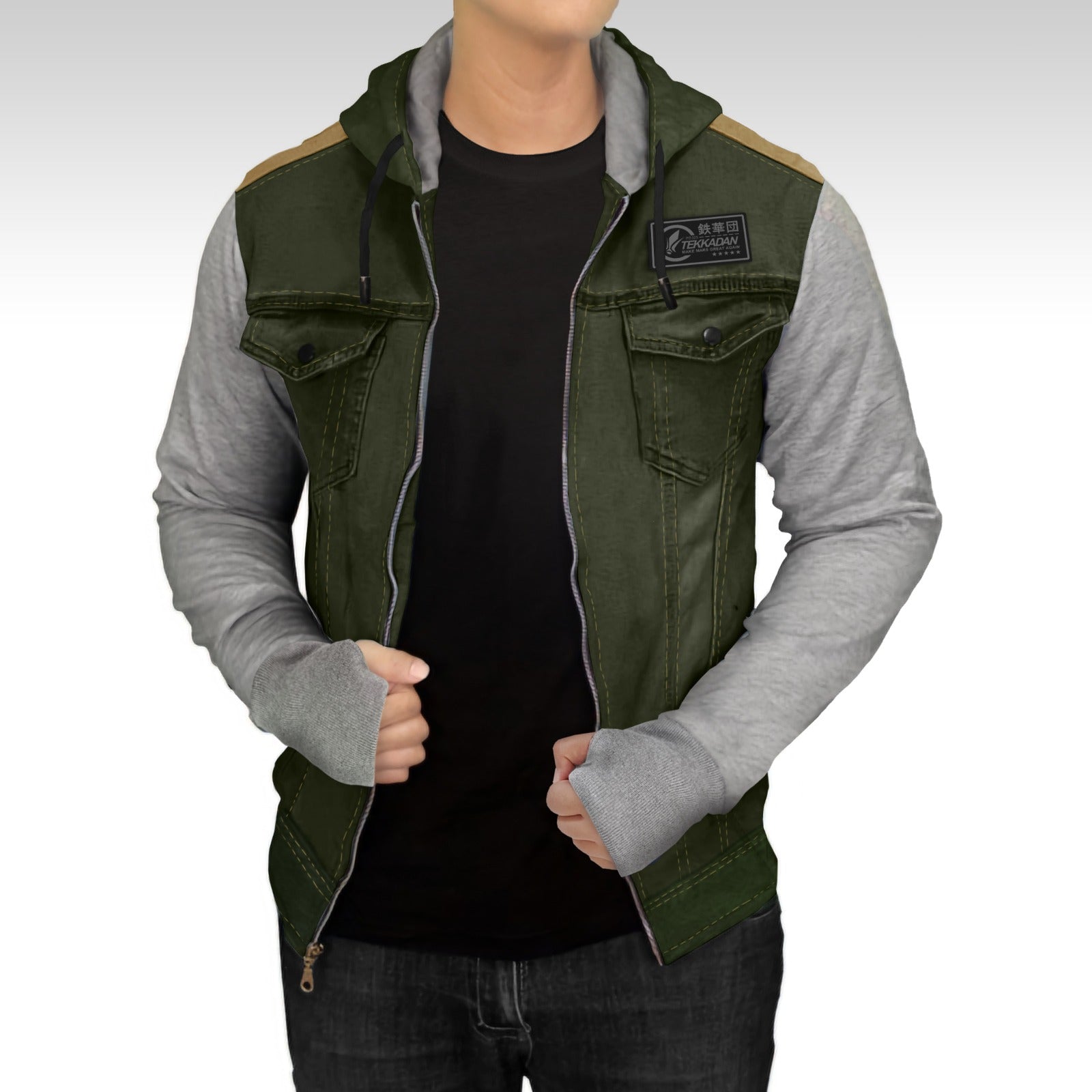 Gendam Gundam - Tekkadan Hoodie Jeans Jacket