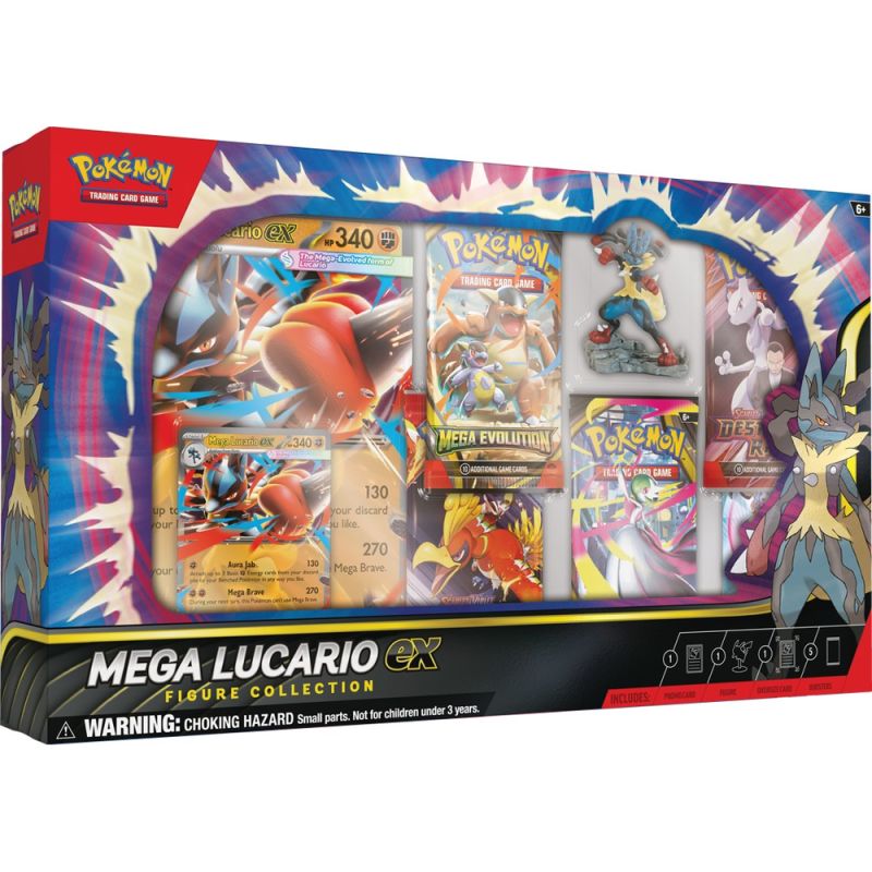 MEGA LUCARIO EX フィギュアコレクション Pokemon TCG - Mega Lucario ex Figure Collection