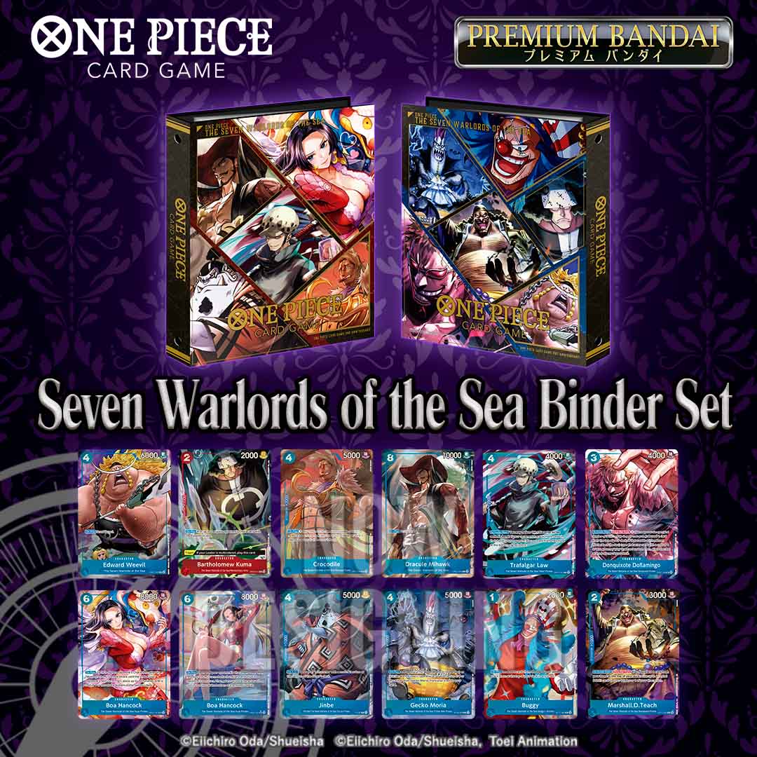 One Piece Card Game - Seven Warlords of the Sea Binder Set