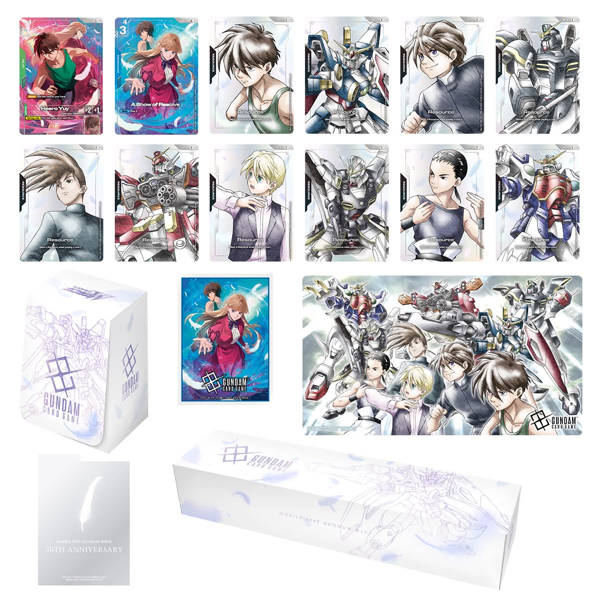 Gundam Card Game - PB01 - Gundam Wing Premium Accessory Box