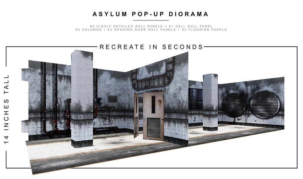 Asylum Pop-Up Diorama 1/12