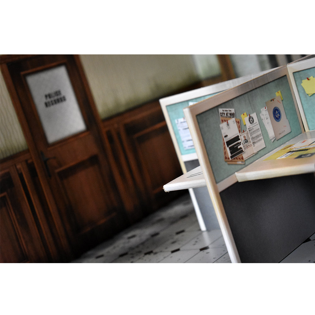 Police Station Pop-Up Diorama 1/12
