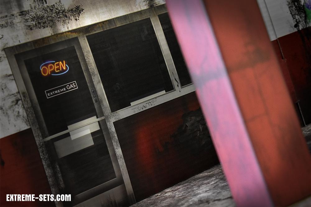 Gas Station Pop-Up Diorama 1/12