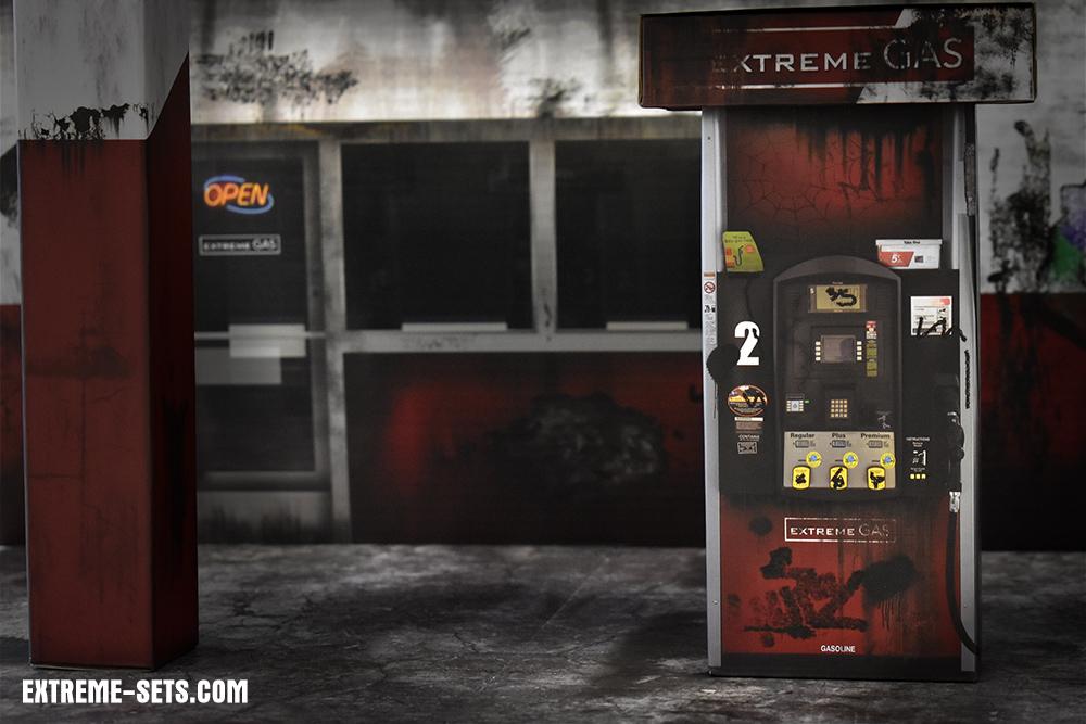 Gas Station Pop-Up Diorama 1/12