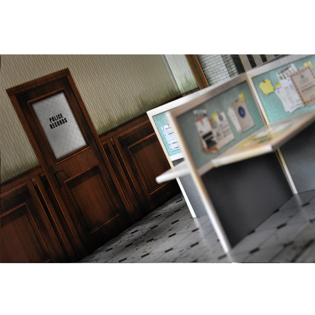 Police Station Pop-Up Diorama 1/12