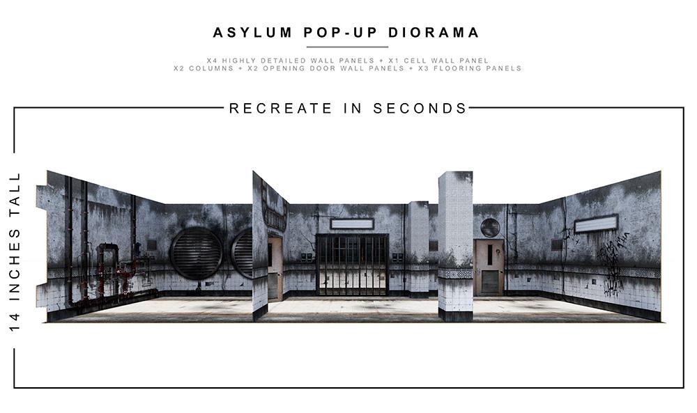 Asylum Pop-Up Diorama 1/12