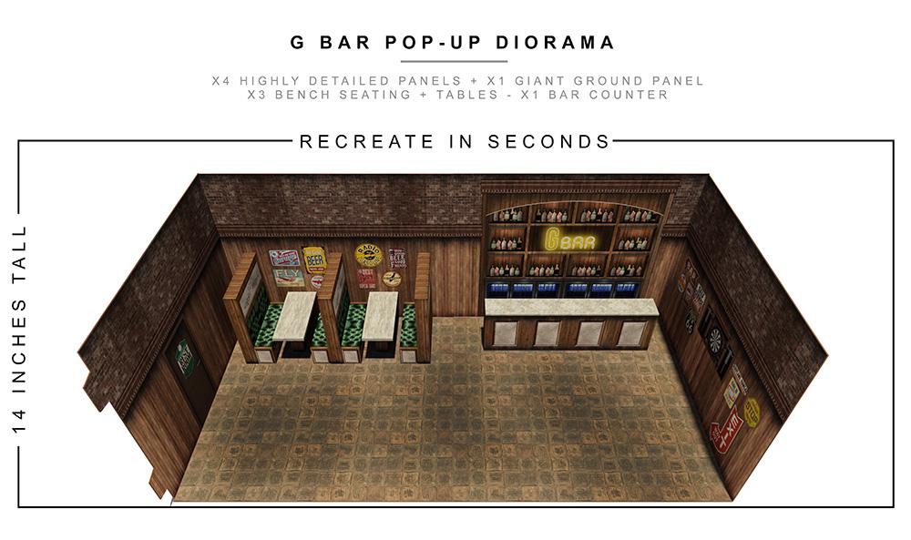 Bar Pop-Up Diorama 1/12