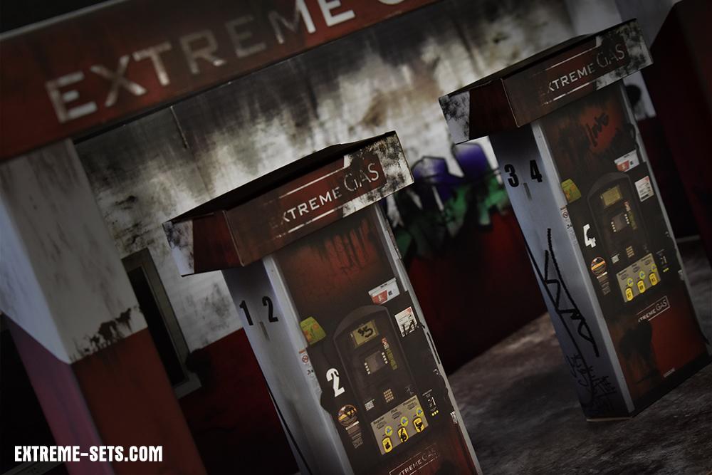 Gas Station Pop-Up Diorama 1/12