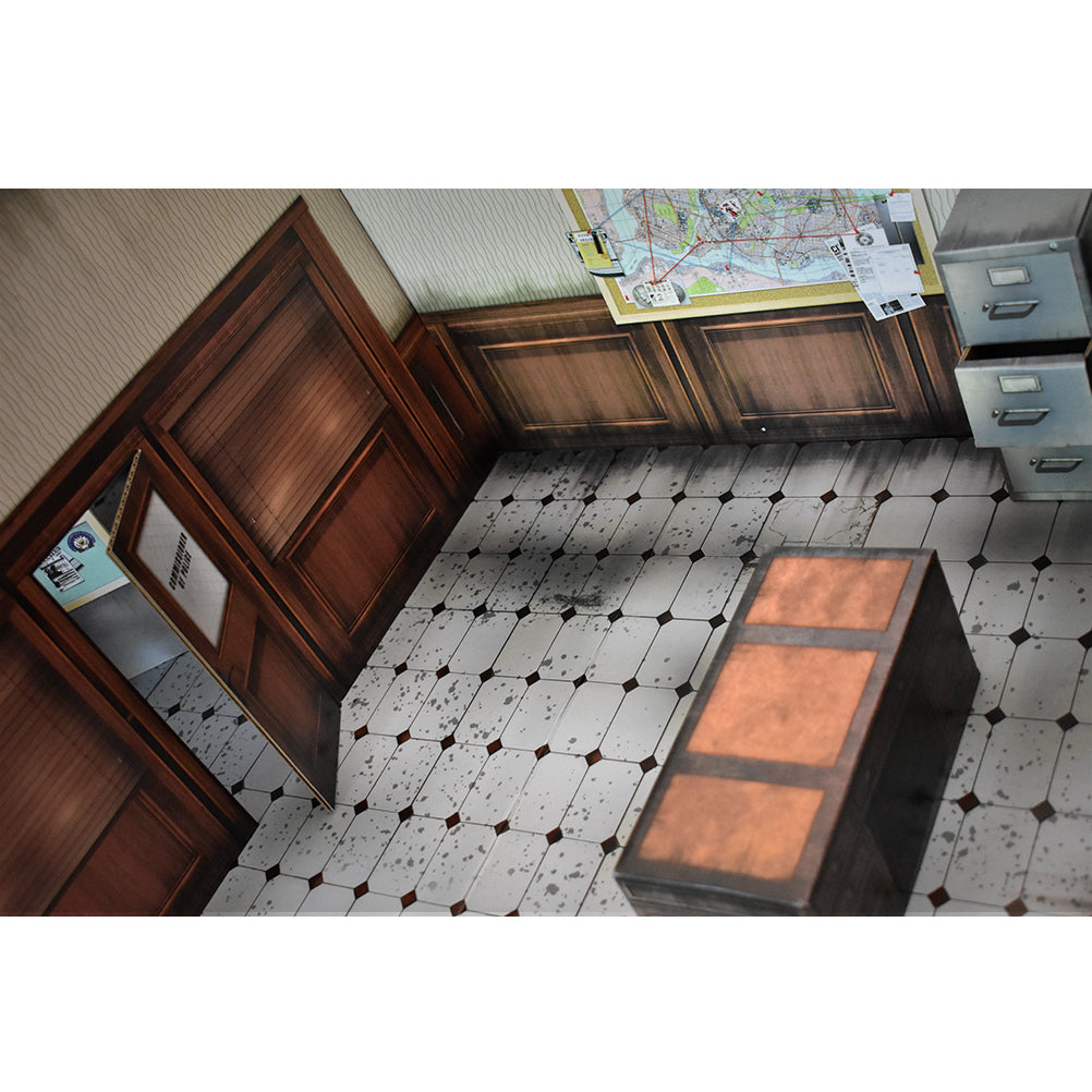 Police Station Pop-Up Diorama 1/12