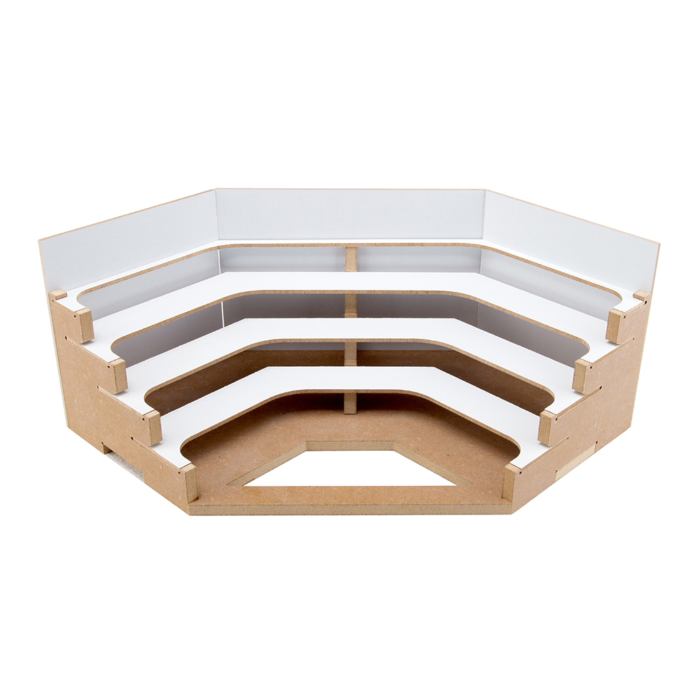 ArttyStation - Opera - Corner Paint Shelf