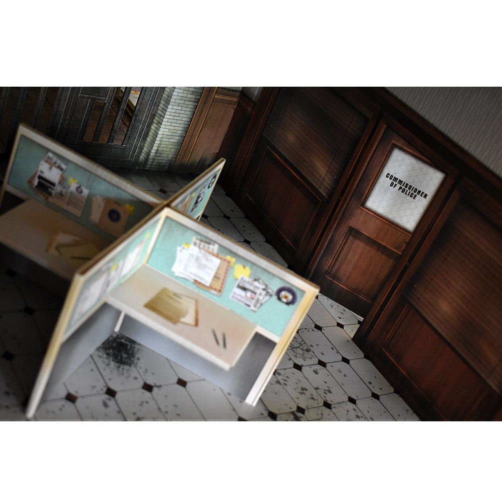 Police Station Pop-Up Diorama 1/12