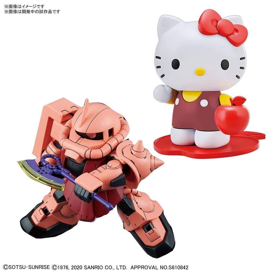 SD EX Standard - MS-06S Char's Zaku 2 & Hello Kitty