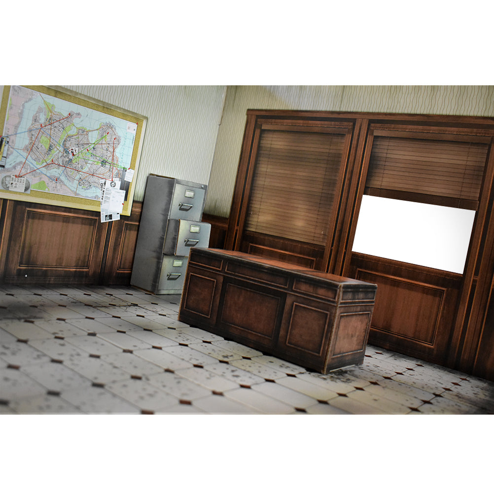 Police Station Pop-Up Diorama 1/12