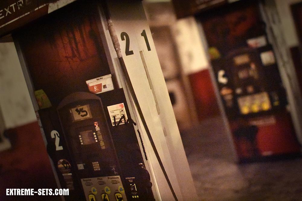 Gas Station Pop-Up Diorama 1/12