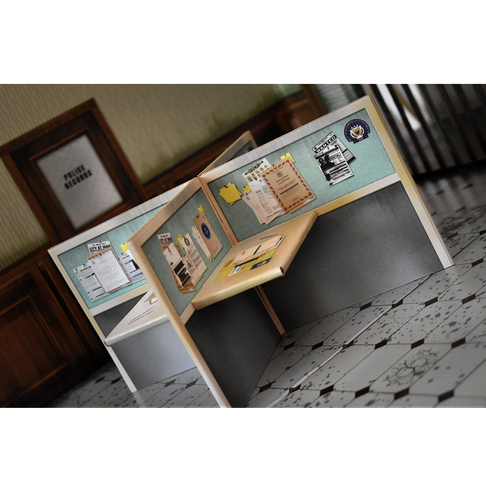 Police Station Pop-Up Diorama 1/18