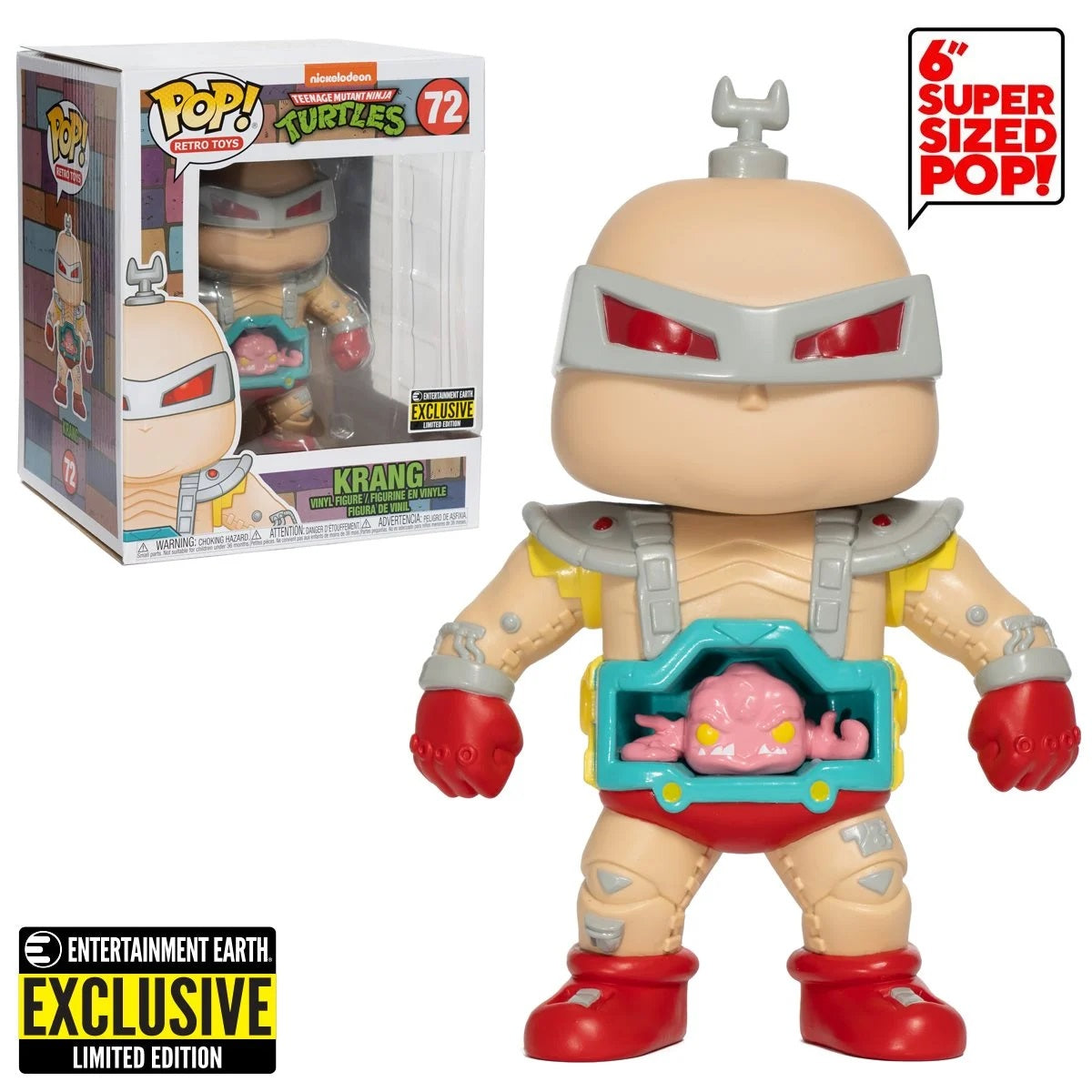 Pop! Animation - Teenage Mutant Ninja Turtles - Krang 6" Super Sized EE Exclusive