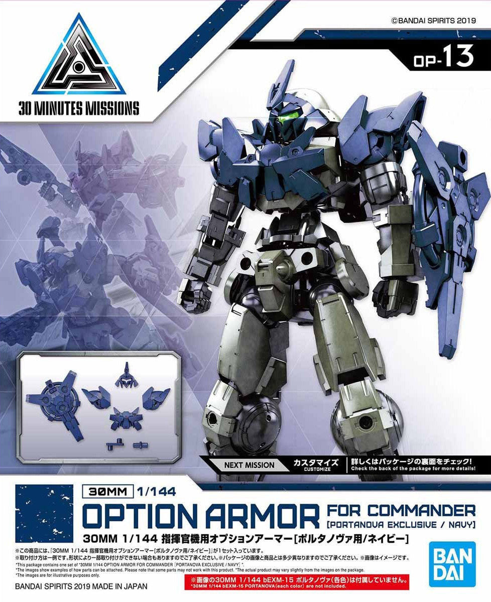 30mm - Option Armor for Commander (Portanova Exclusive / Navy)