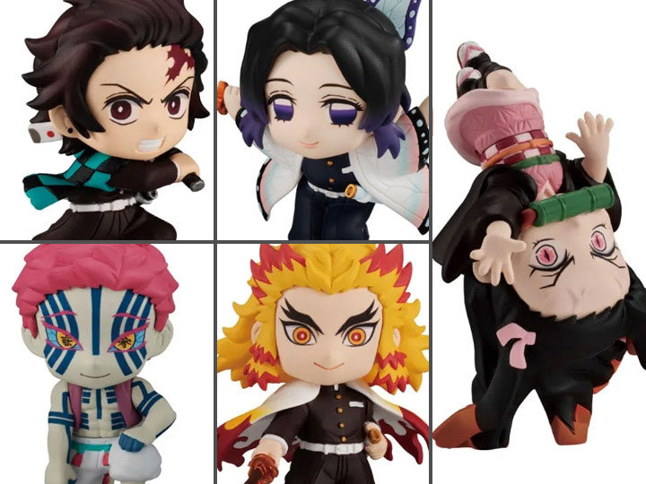 Set De Figuras Demon Slayer: Adverge Motion 2 - 5 Personajes (Tanjiro, Nezuko, Shinobu, Kyojuro, Akaza)