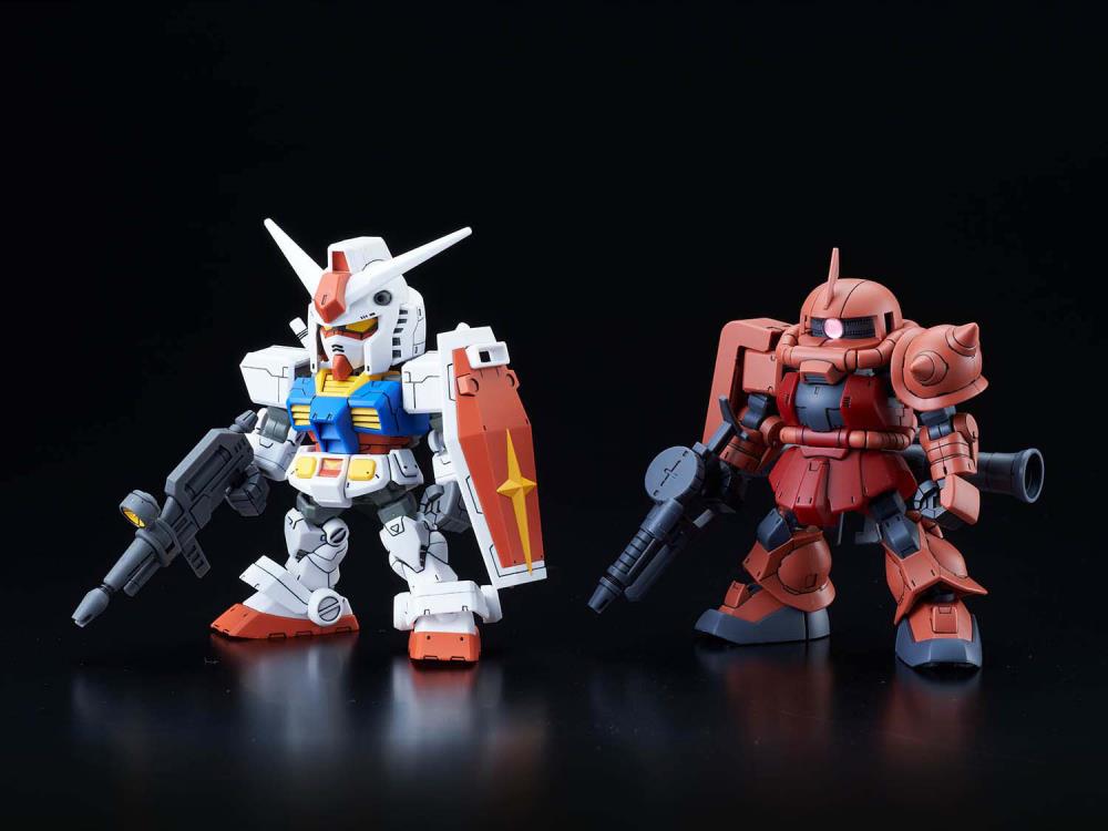 Cross Silhouette - RX-78-2 Gundam & MS-06S ZAKU II - 40th Anniversary