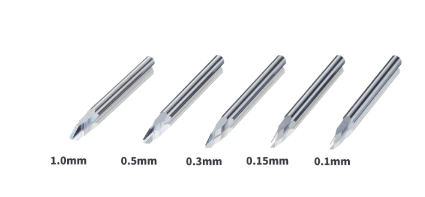 DSPIAE - CS-PB01 Push Broach Combination Set (0.1/0.15/0.3/0.5/1.0mm)