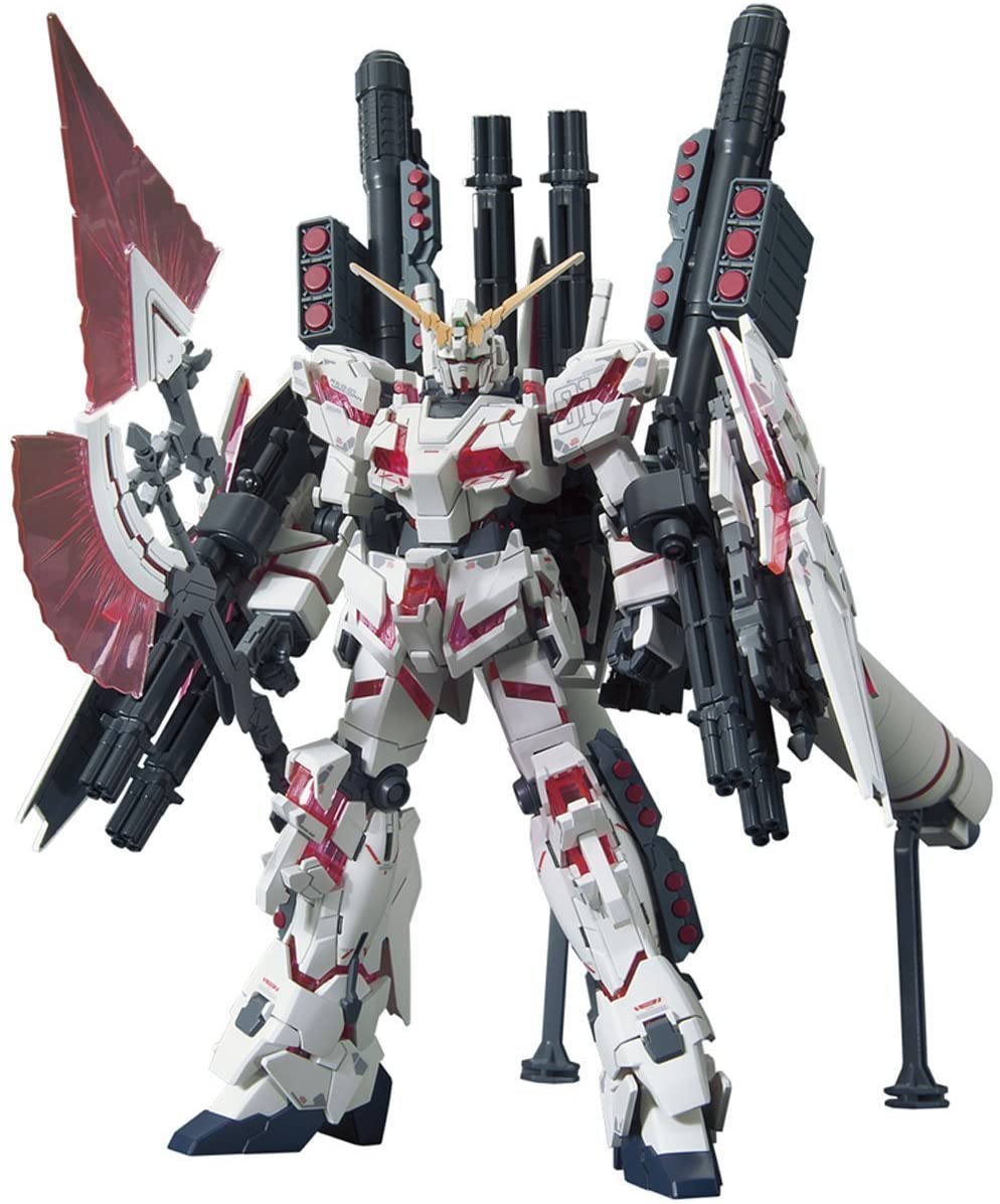 HGUC - RX-0 Full Armor Unicorn Gundam(Destroy Mode/Red Color Ver.)