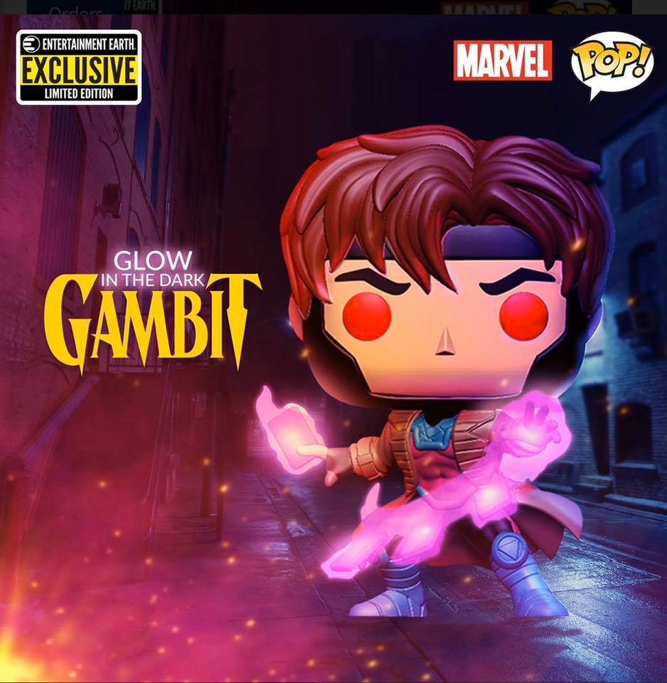 Pop! Marvel - X-Men - Gambit [Glow] EE Exclusive
