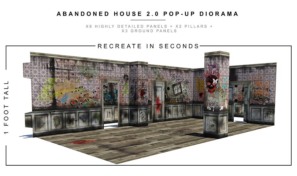 Abandoned House 2.0 Pop-Up Diorama 1/12