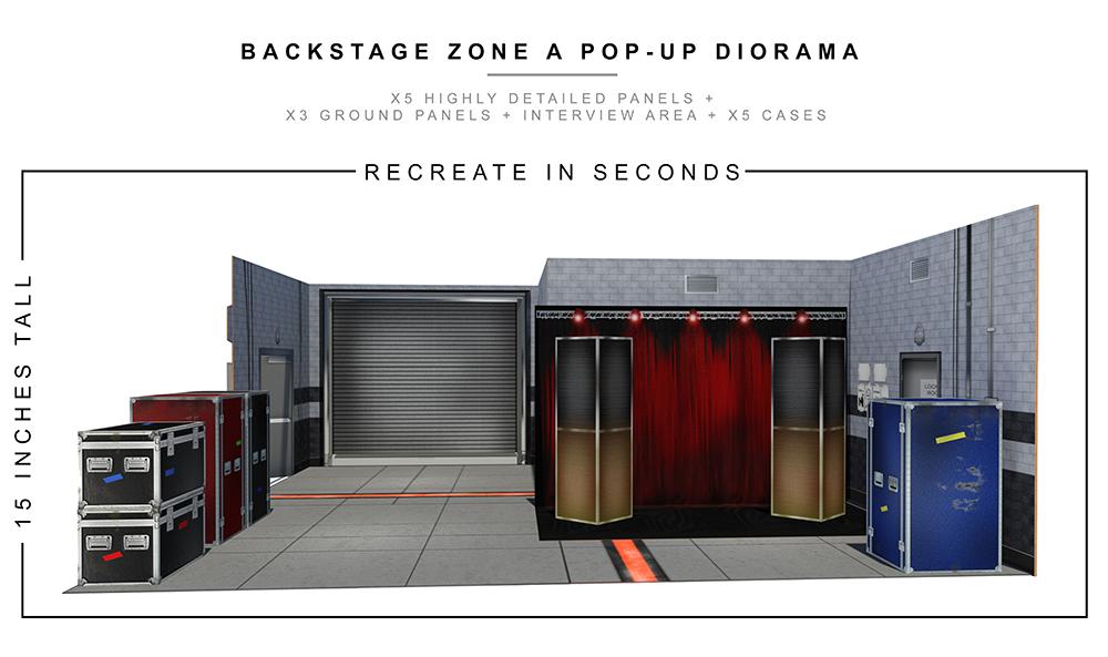 Backstage Zone A Pop-Up Diorama 1/12