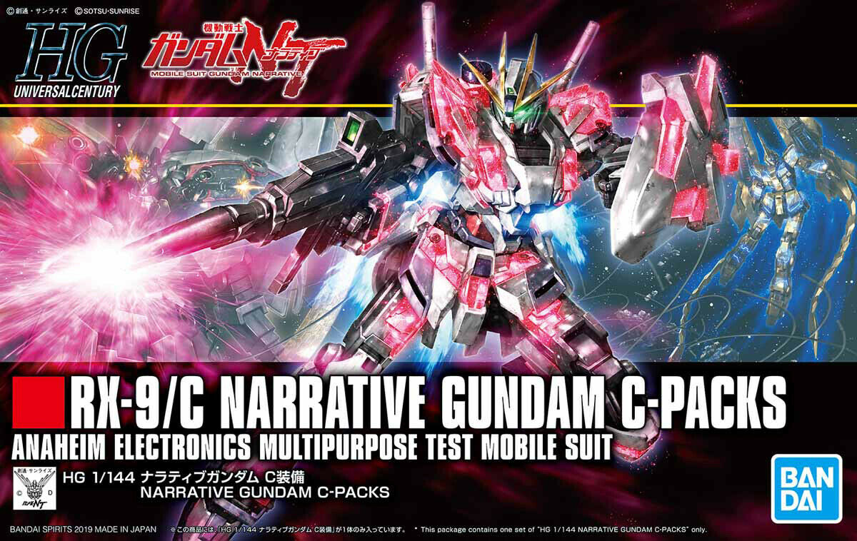 HGUC - RX-9/C Narrative Gundam C-Packs