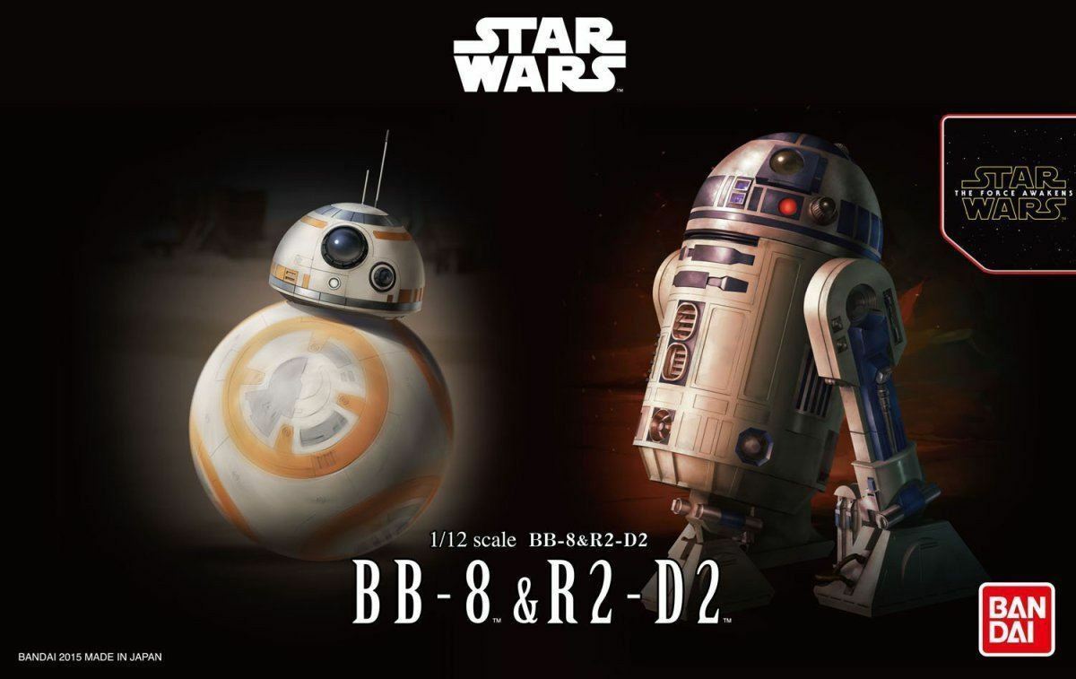 Star Wars Model - 1/12 BB-8 & R2-D2