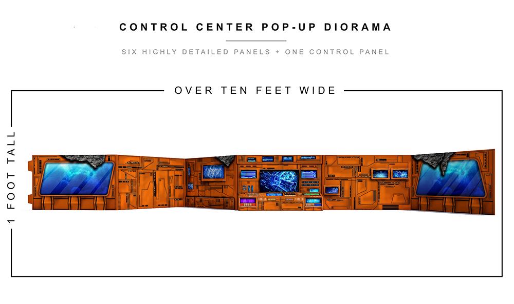 Deluxe Control Center Pop-Up Diorama 1/12
