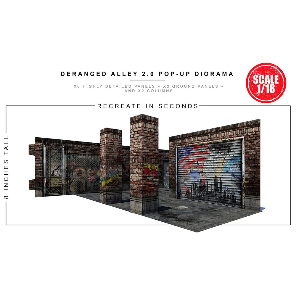 Deranged Alley 2.0 Pop-Up Diorama 1/18