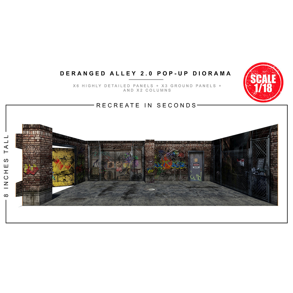 Deranged Alley 2.0 Pop-Up Diorama 1/18