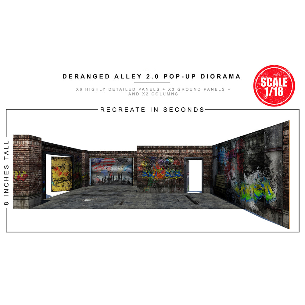 Deranged Alley 2.0 Pop-Up Diorama 1/18