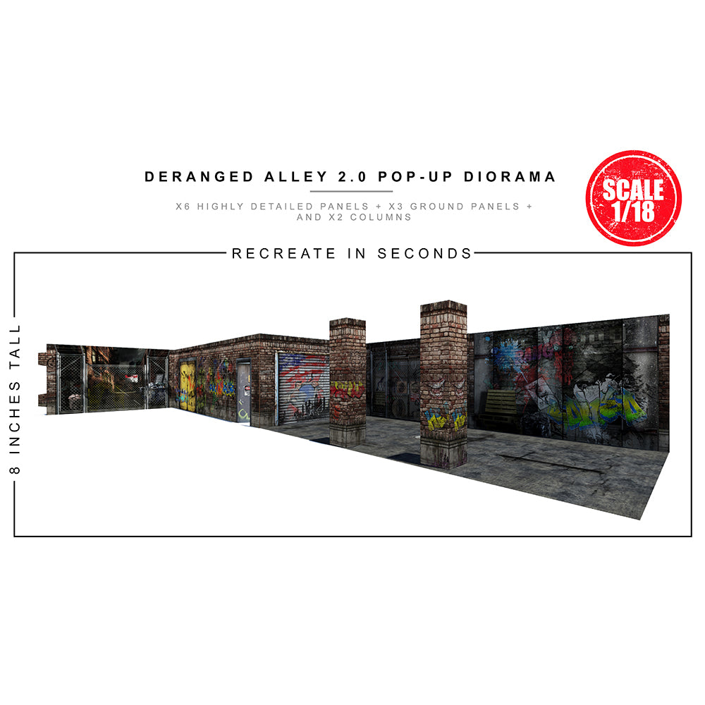 Deranged Alley 2.0 Pop-Up Diorama 1/18