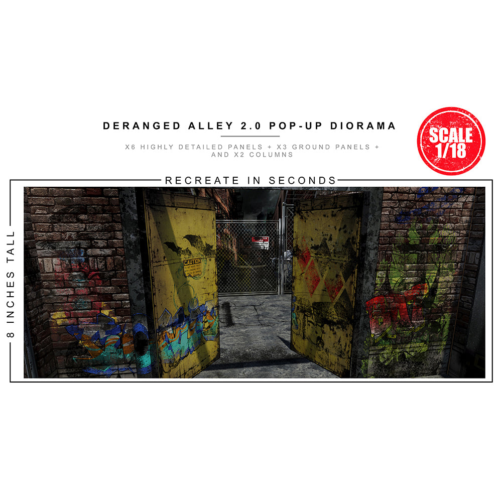 Deranged Alley 2.0 Pop-Up Diorama 1/18