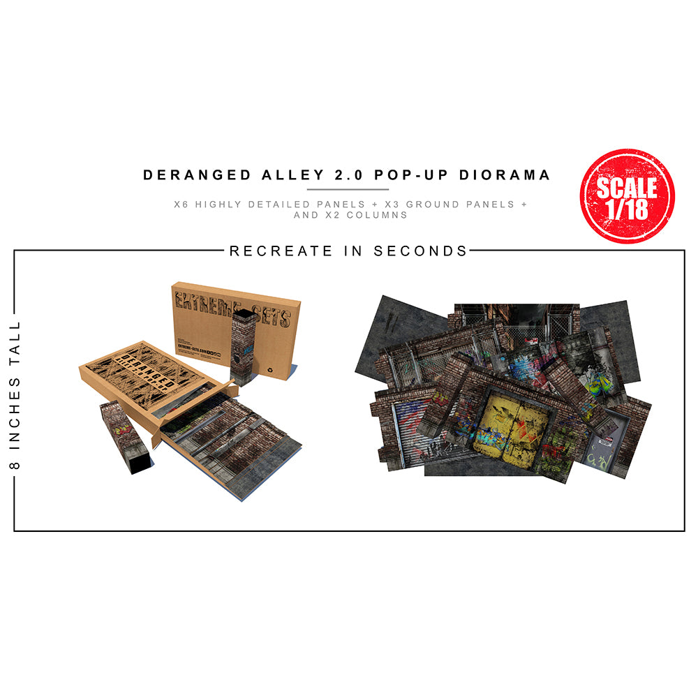 Deranged Alley 2.0 Pop-Up Diorama 1/18