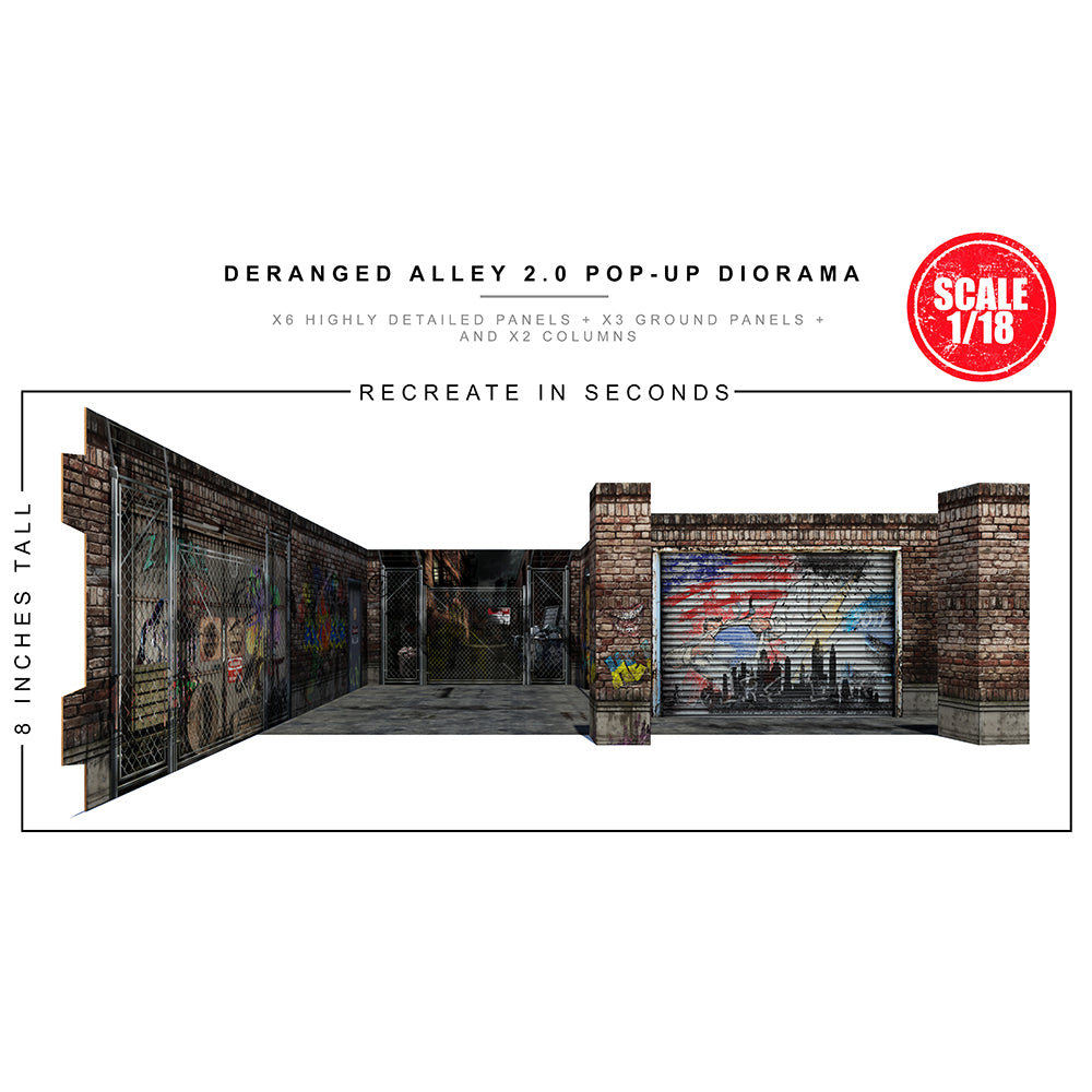 Deranged Alley 2.0 Pop-Up Diorama 1/18