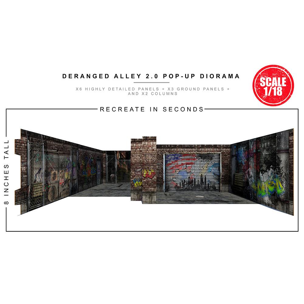 Deranged Alley 2.0 Pop-Up Diorama 1/18