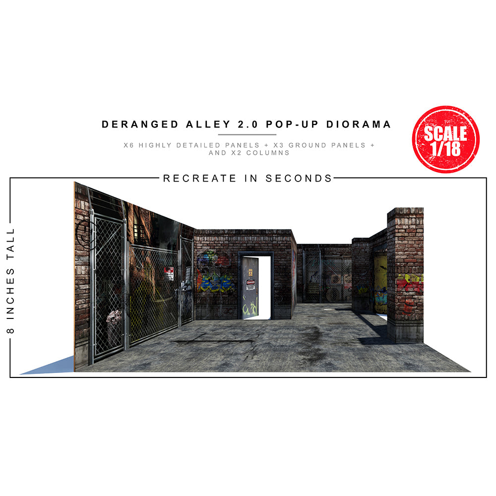 Deranged Alley 2.0 Pop-Up Diorama 1/18