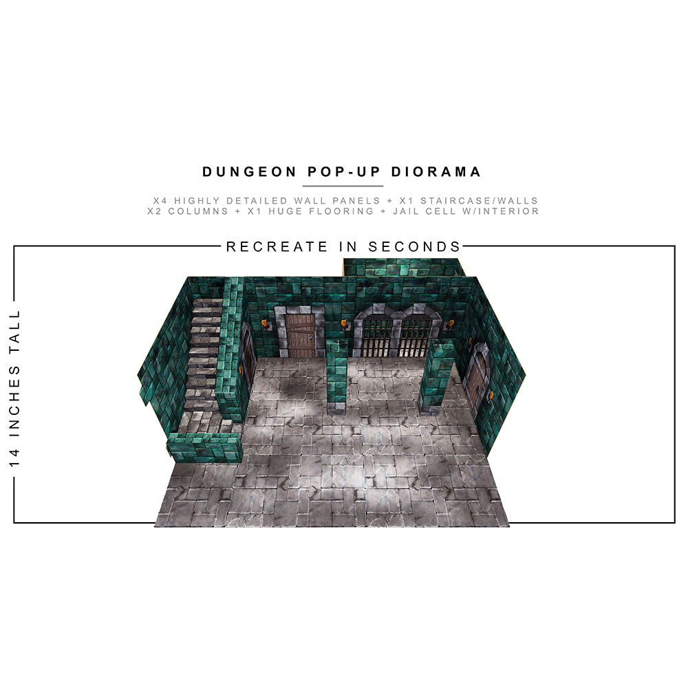 Dungeon Pop-Up Diorama 1/12