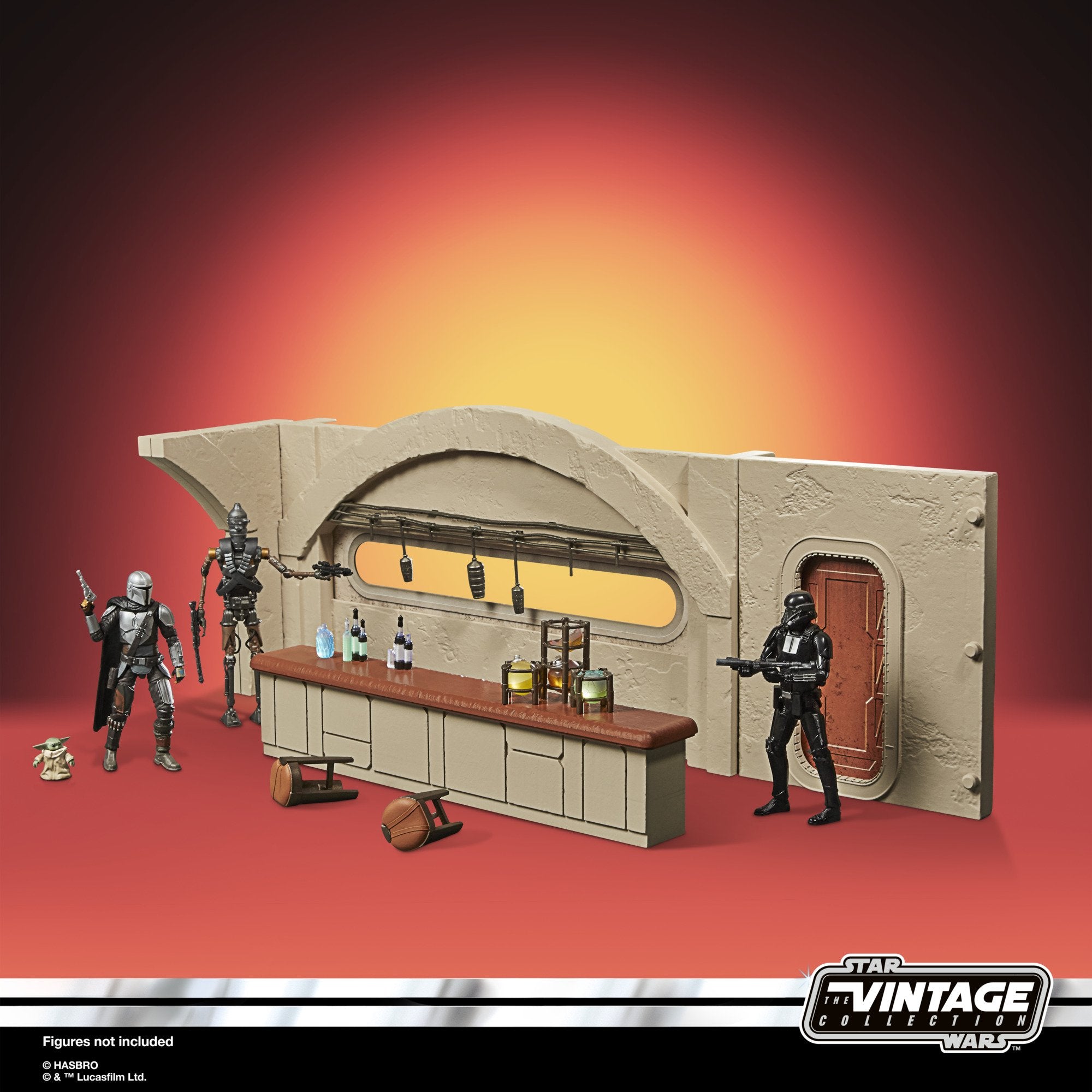 The Vintage Collection - Nevarro Cantina Playset with Imperial Death Trooper