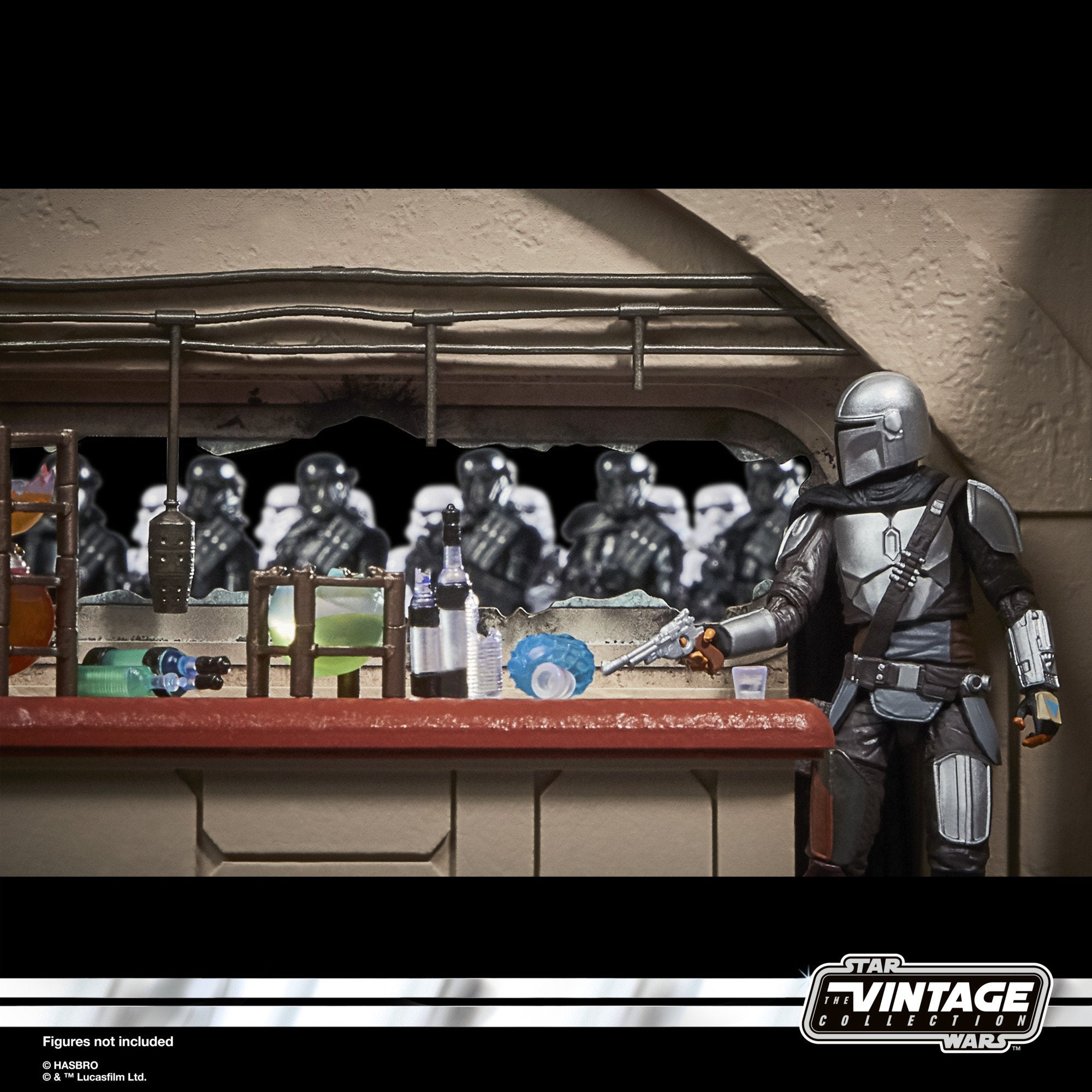 The Vintage Collection - Nevarro Cantina Playset with Imperial Death Trooper